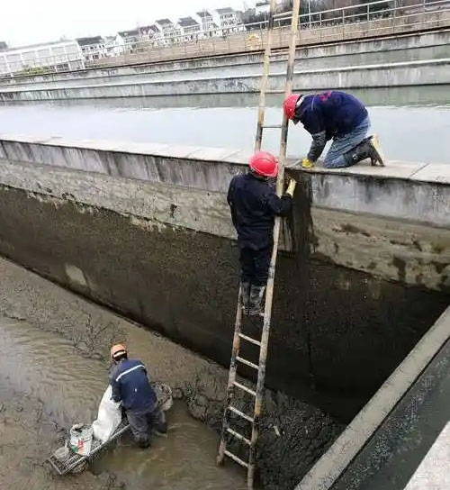 黄潭镇污水池堵漏